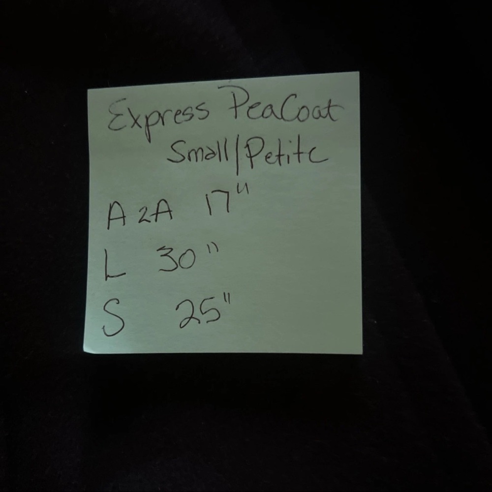 Y2K Express Navy Blue Peacoat W/removable Faux Fur Collar S/P Coastal Gran - Picture 9 of 10